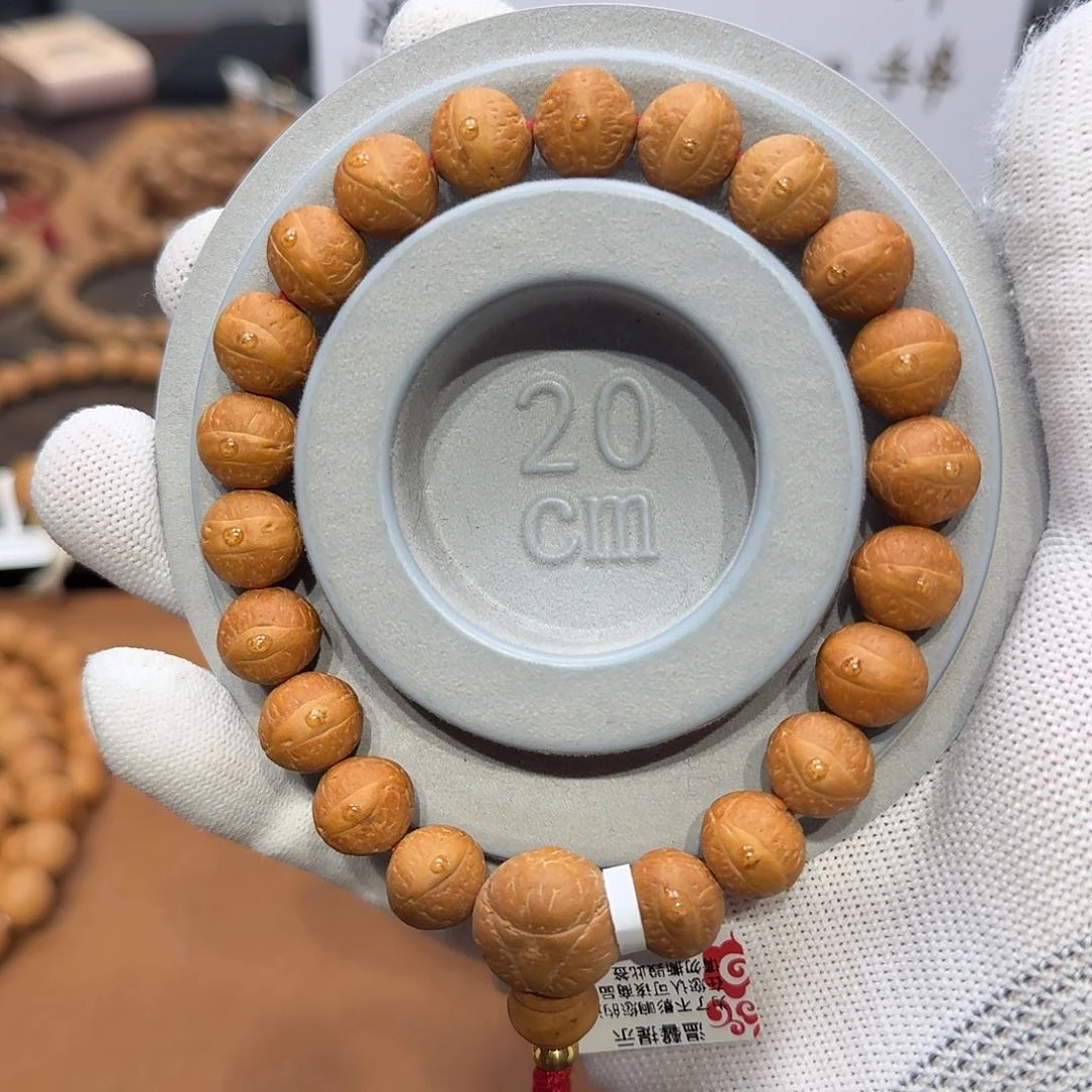 凤眼菩提手串?*?12mm高油高密厚皮壳