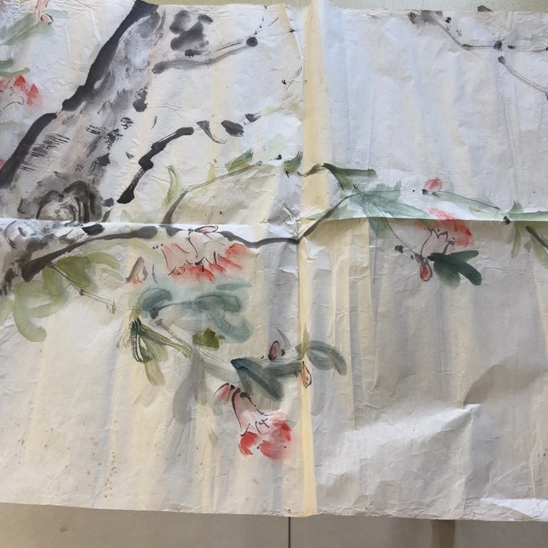 书法李*宾卷轴纸本花心78