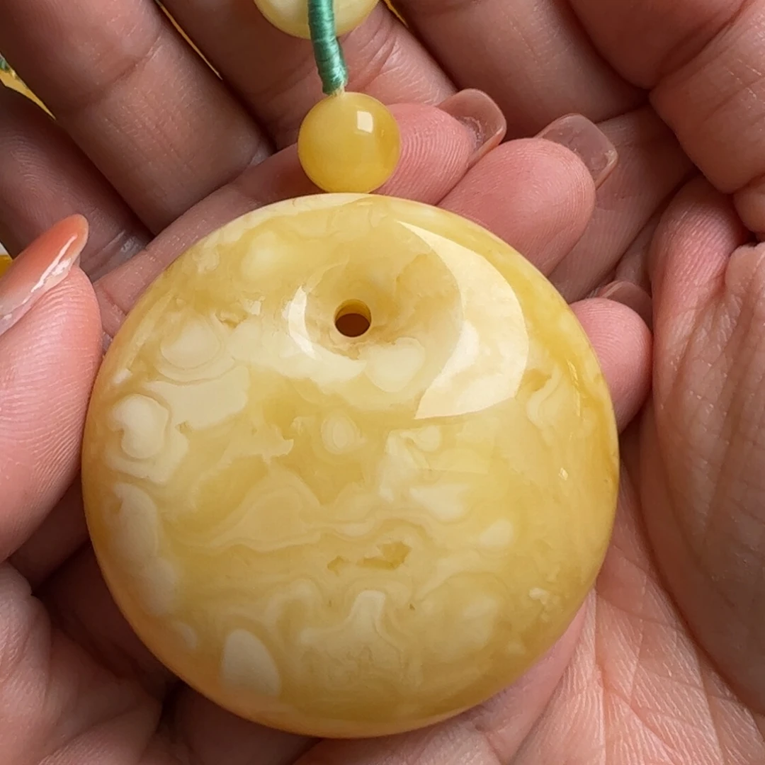 蜜蜡毛衣链未镶嵌无优化