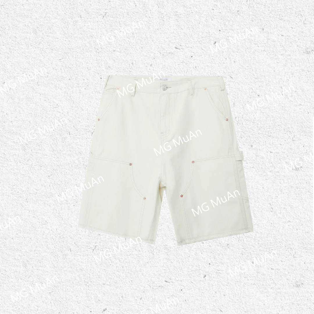 【哥白尼中裤】MUAN定制宽松百搭高级简约中裤短裤阔腿裤女DG-81015