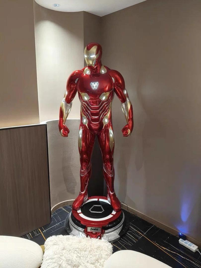 漫威复仇者联盟MK50一代大型玄关手办雕像摆件雕塑1:1比例等身