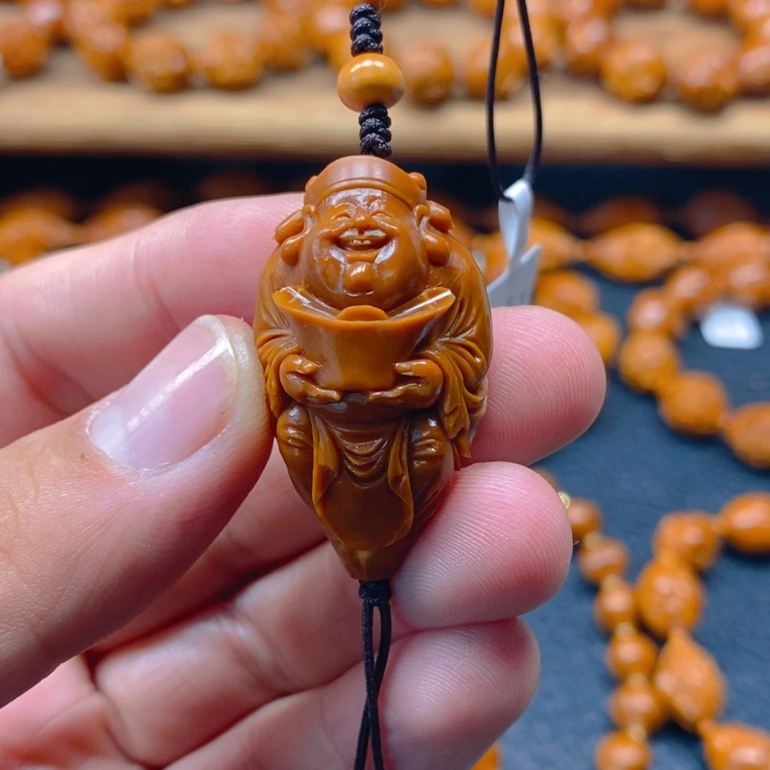 手串/手链橄榄核许静健2.1元宝财神