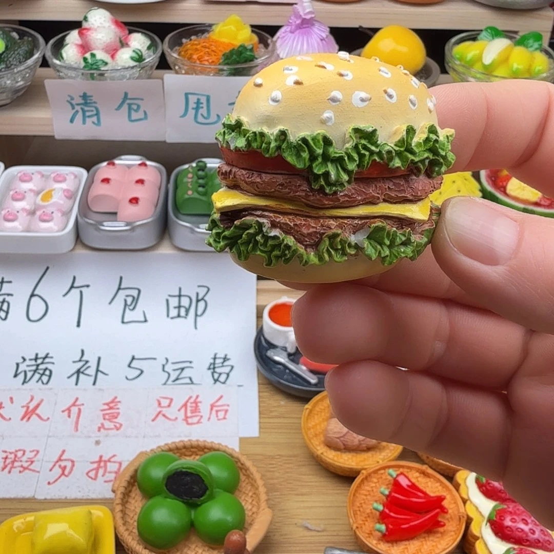 树脂食玩冰箱贴 凭开箱视频售后