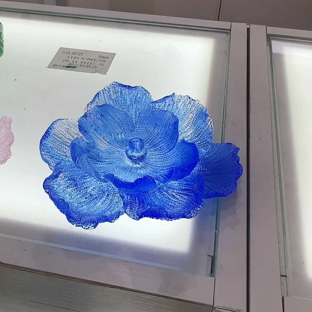 手工艺品琉璃蓝色香插