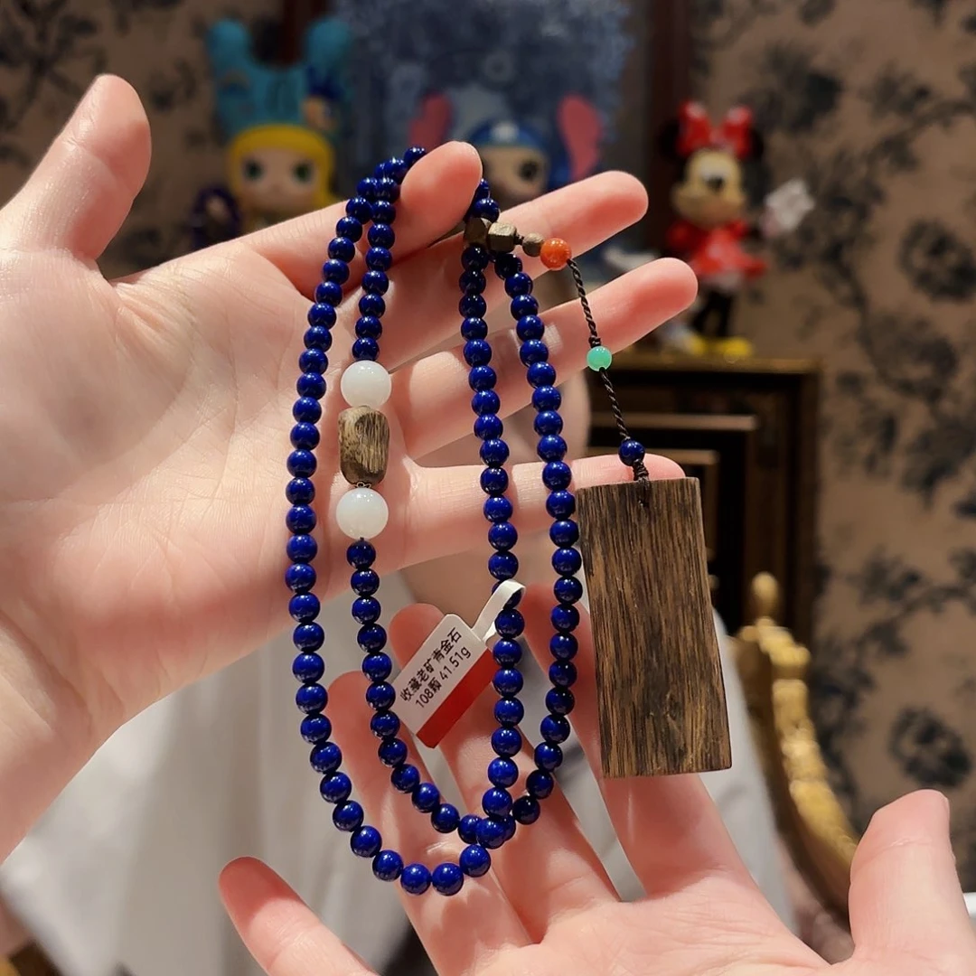 未镶嵌青金石颈饰108颗