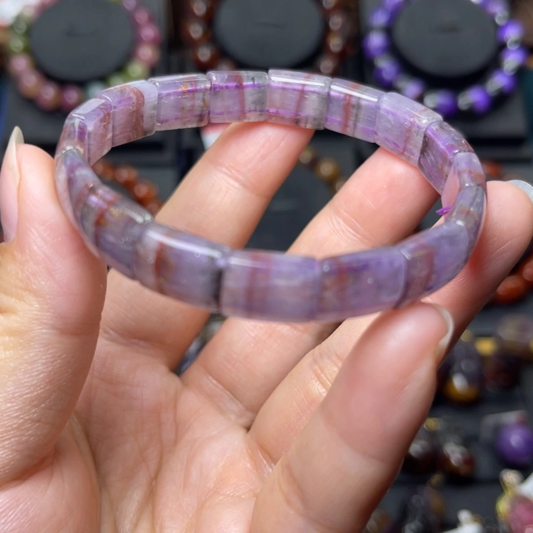 未镶嵌手链水晶老料极光镯牌