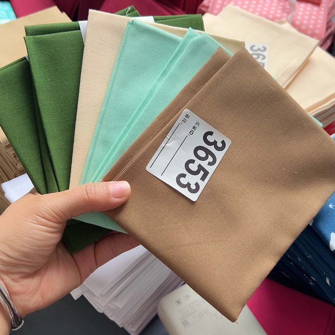 陆**陆6片纯棉平布45.50厘米一片果子布艺