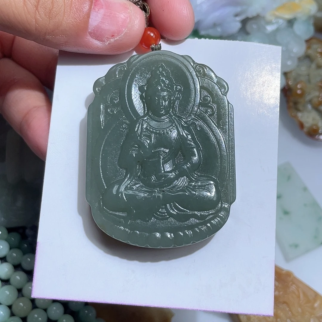 和田玉未镶嵌颈饰在