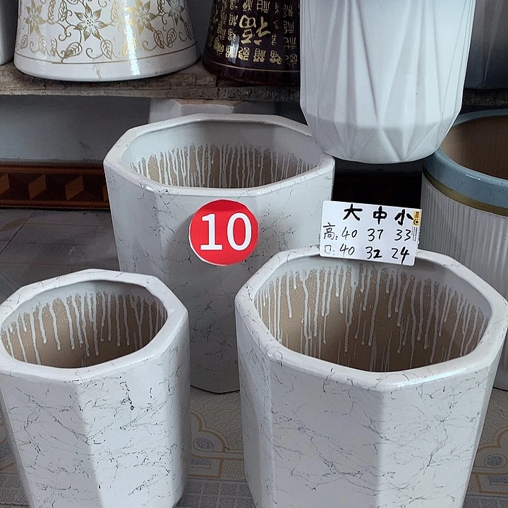 大理石款八宝盆大中小一套三个送托盘默认微瑕