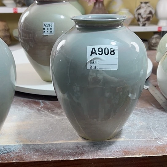 瓶+*心陶瓷花瓶摆件摆件。908