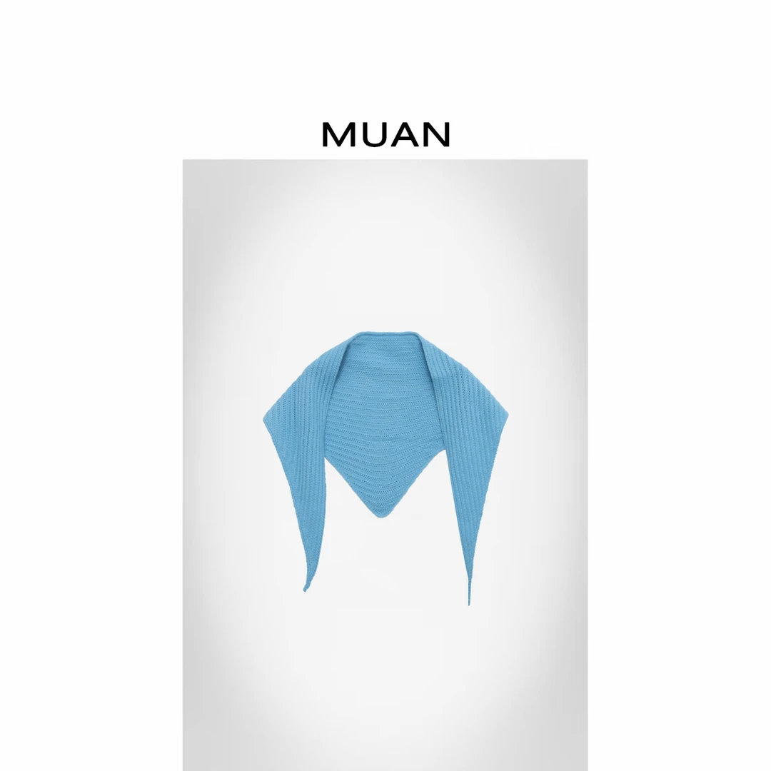 木岸MUAN：《马卡龙三角巾》定制三角巾多巴胺高级披肩CQ-ST-5075