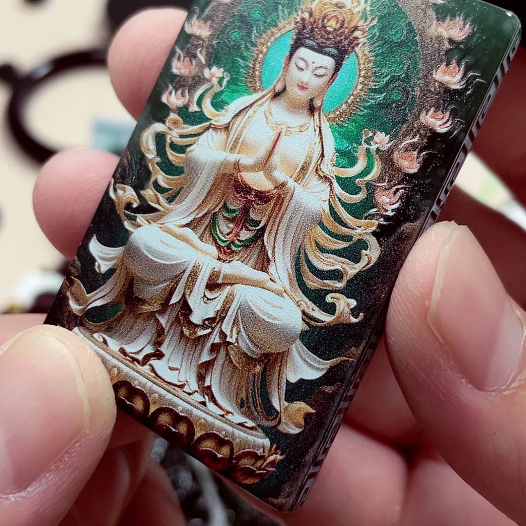 翡翠未镶嵌颈饰先鉴后发一物一证