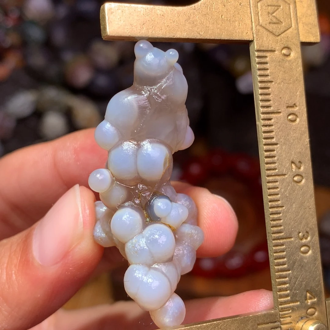 未镶嵌玛瑙/玉髓珠宝半成品
