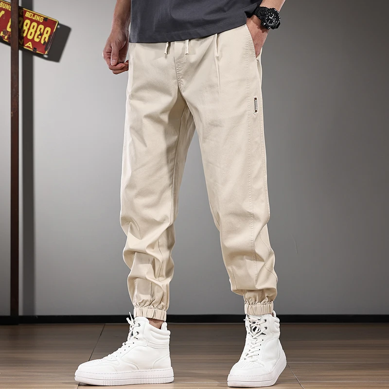 2025春夏【高品质】休闲裤男潮牌潮流运动工装百搭裤子透气男士