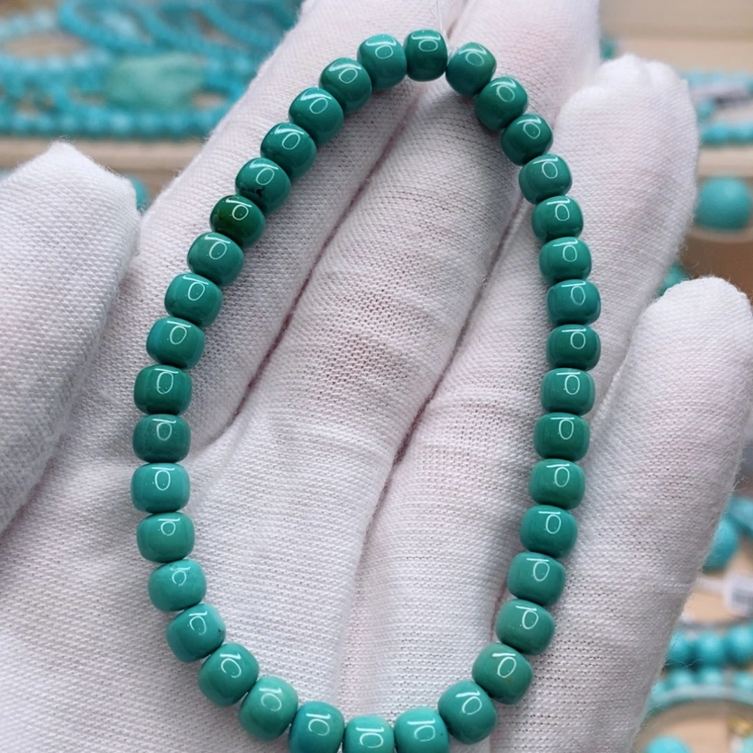 绿松石未镶嵌珠宝奇石5.5mm