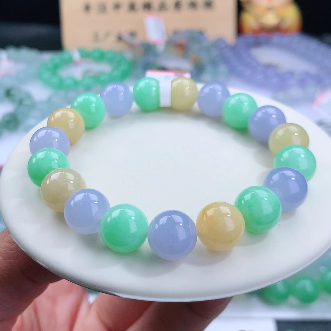 翡翠手链未镶嵌卡10