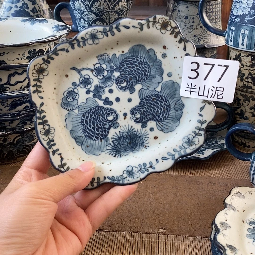 手工手绘青花高温陶瓷