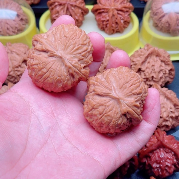文玩核桃把件平谷大团圆44×45×34