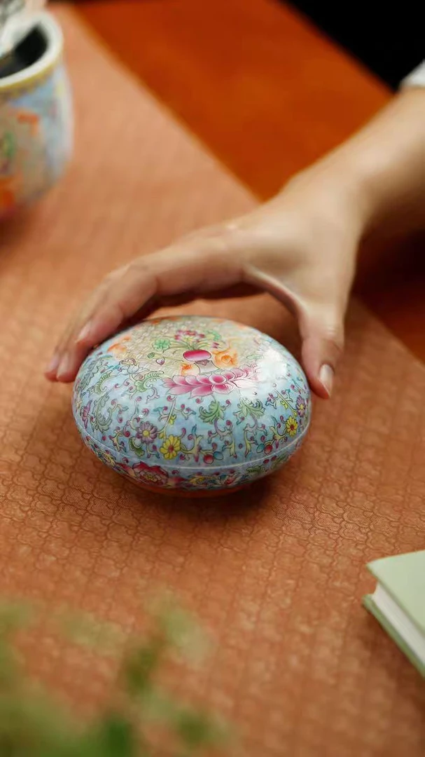 五言六器 锦绣祥和 珐琅彩首饰盒WY-172 礼盒装