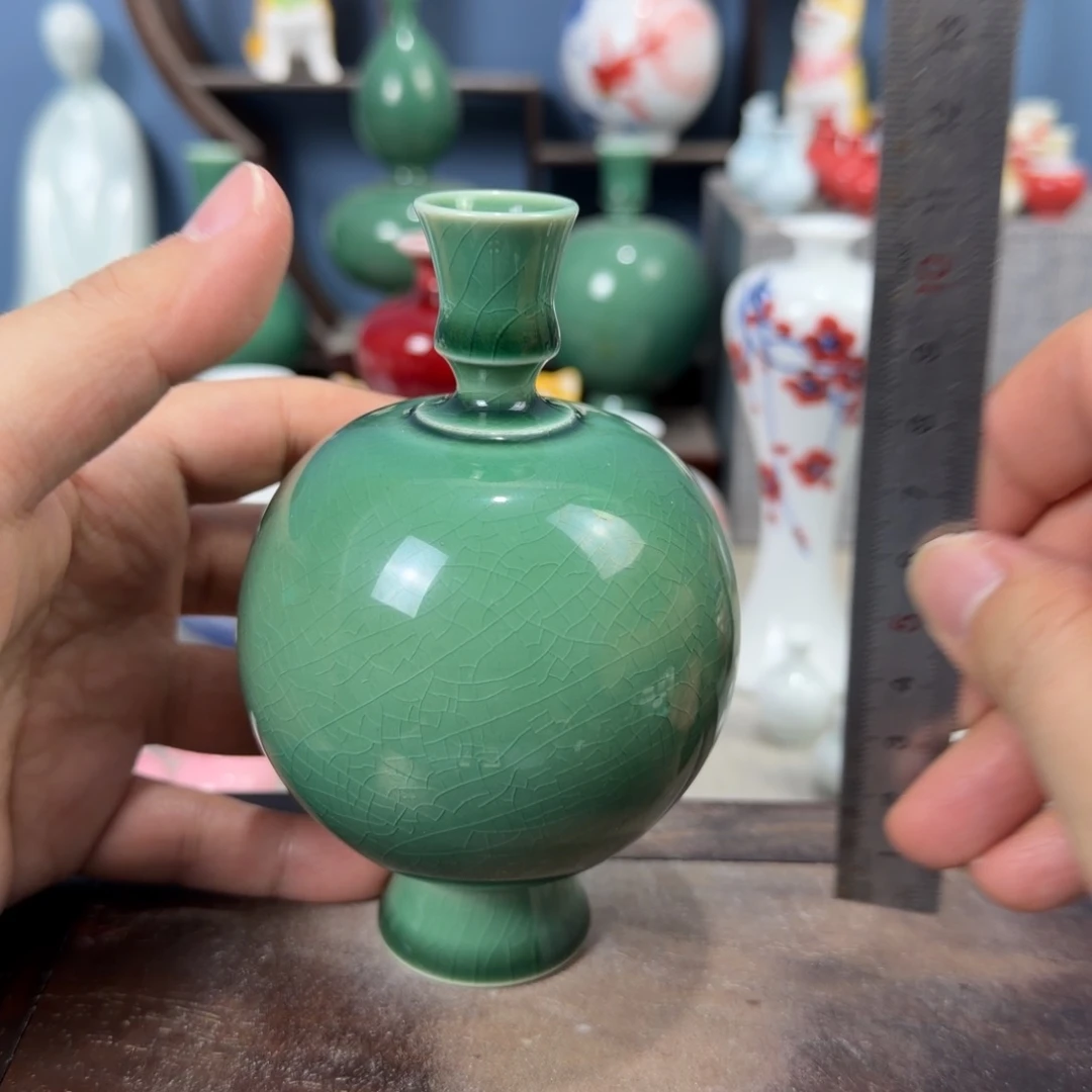 陶瓷手工小花器摆件