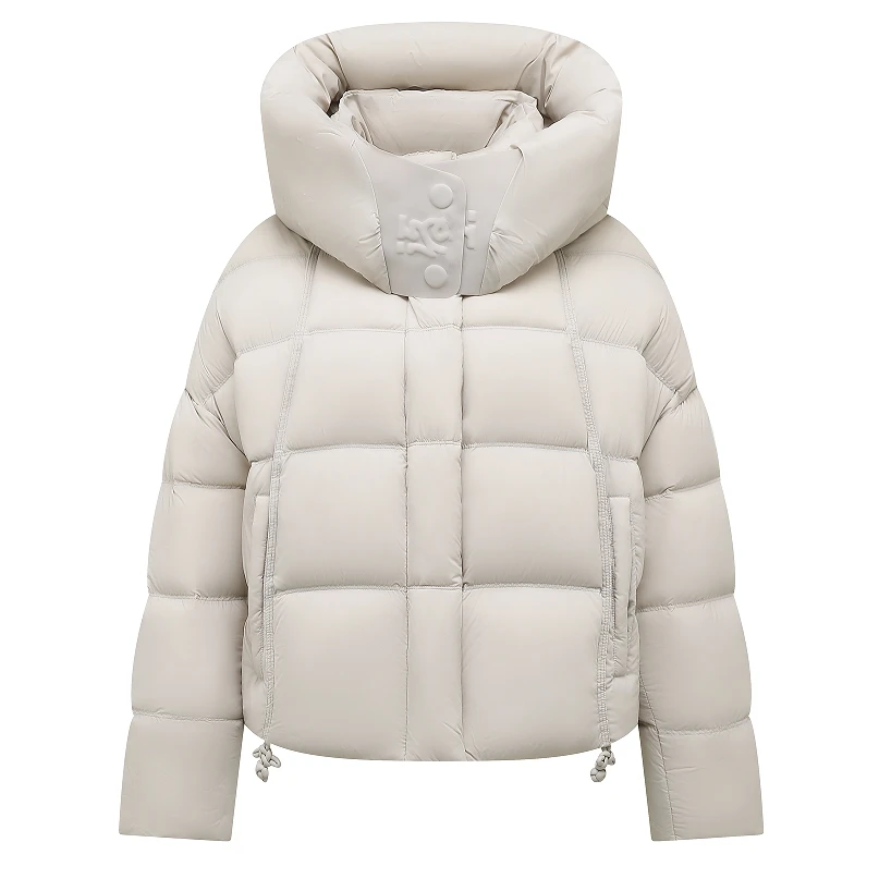 升级福泡芙肯豆风零压感小泡芙羽绒服短款OVERSIZE 9057