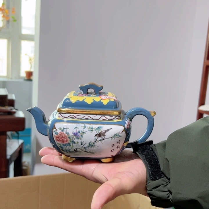 茶壶紫砂紫砂壶收藏起来了！