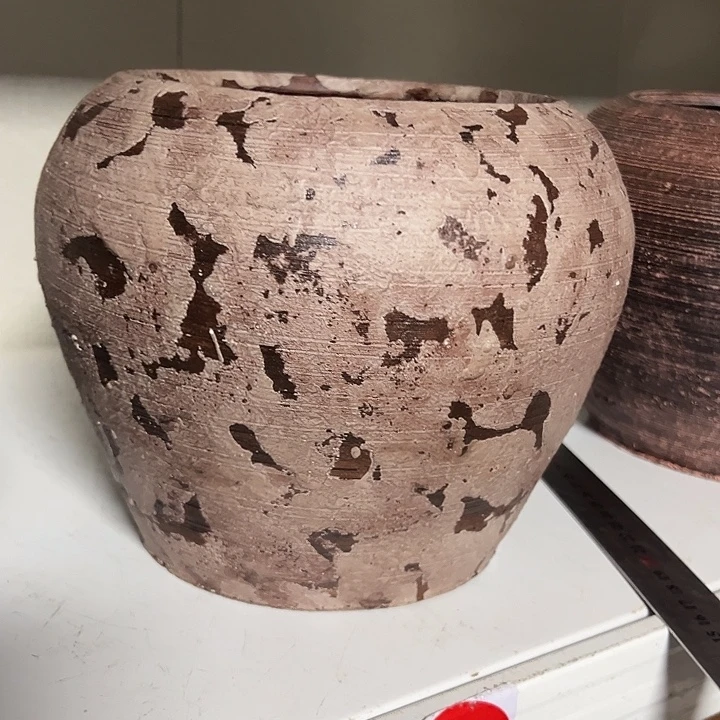 粗陶盆默认打孔高18口14