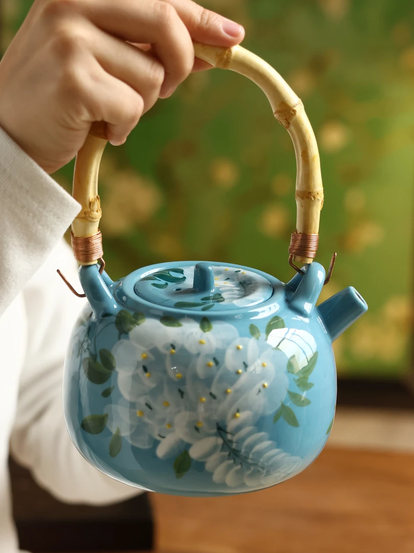 390景德镇高温釉下手绘陶瓷