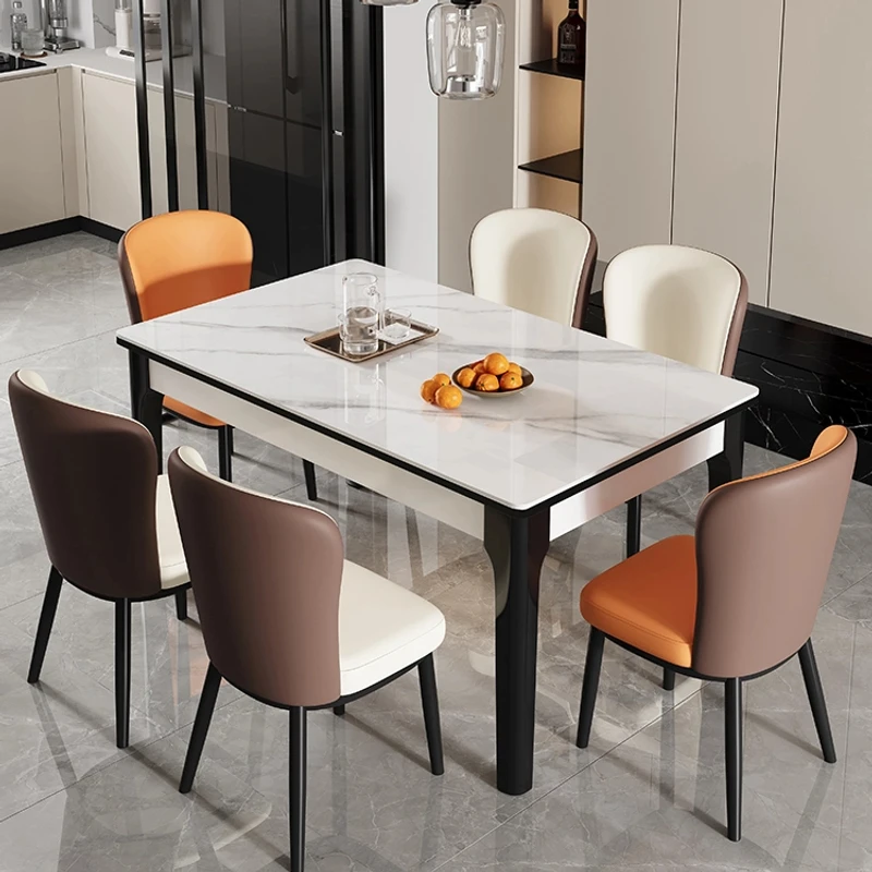 长方形饭桌子组合小户型实木桌子餐桌椅