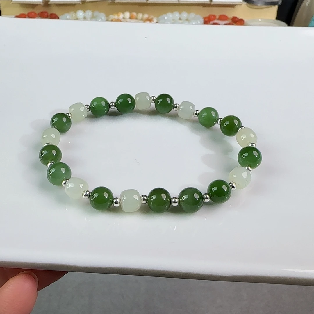 手绳未镶嵌和田玉默认有瑕