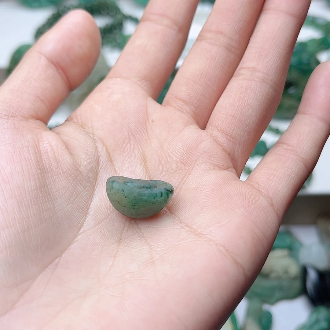 独山玉挂件未镶嵌唐***清