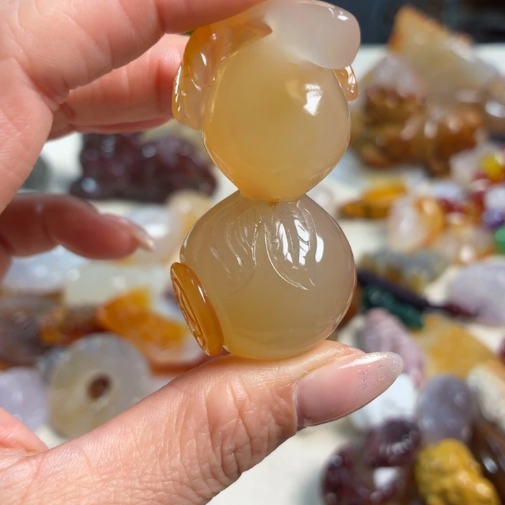 玛瑙/玉髓未镶嵌吊坠(不含链)