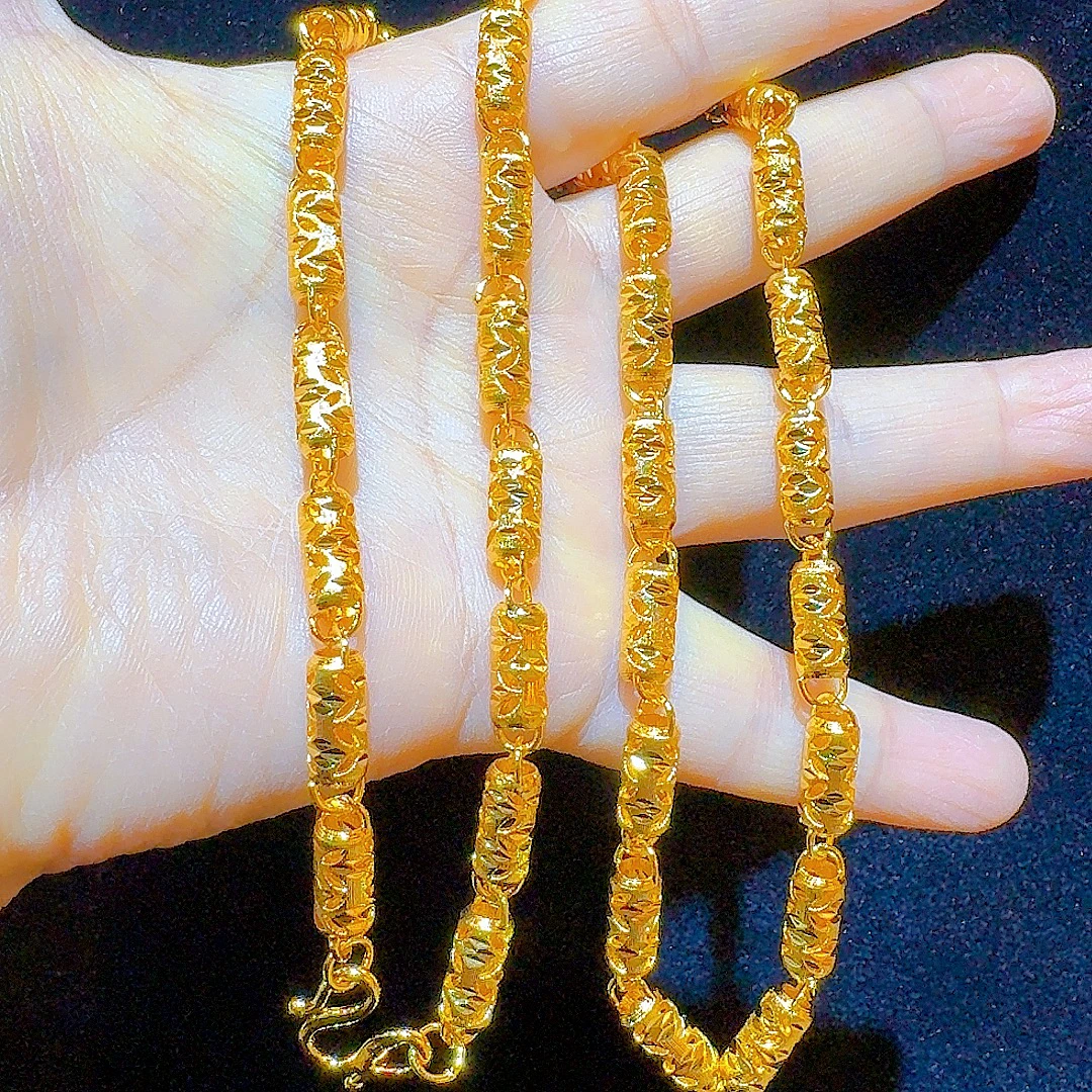 铜合金项链 铜合金项链【LayLaBez】合金项链精致光珠圆珠时尚长链