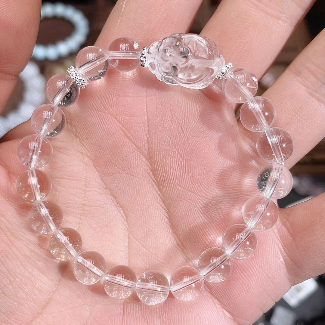 水晶手链未镶嵌白水晶设计款