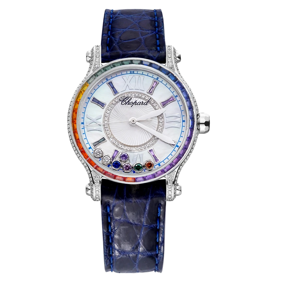99新 Chopard/萧邦 HAPPY SPORT系列278559-3001/后钻/WHP033609
