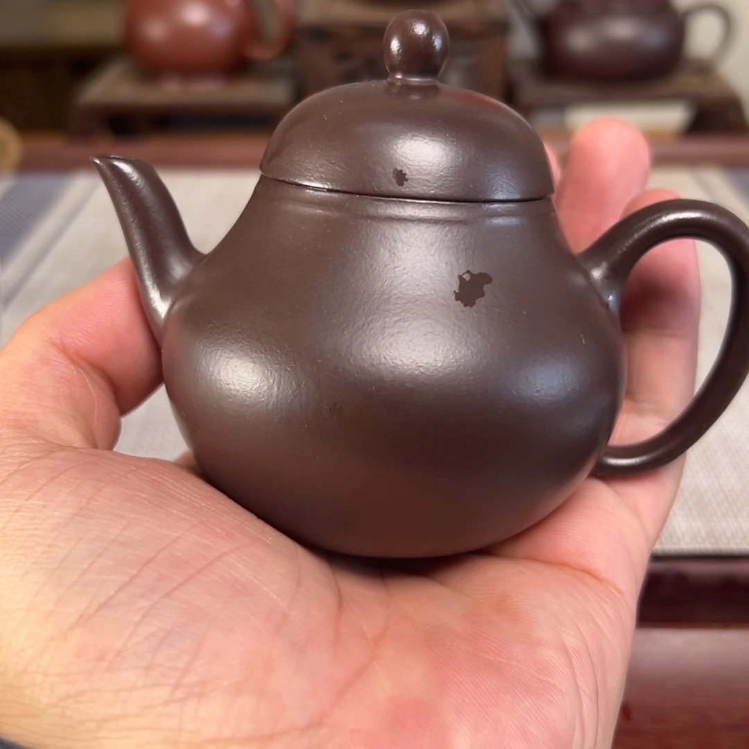 壶紫砂微瑕茶壶款