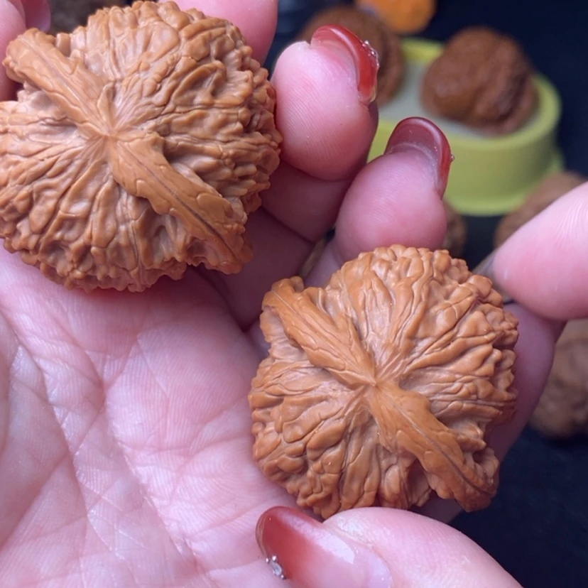 【闪购商品】文玩核桃把件711号白狮子41