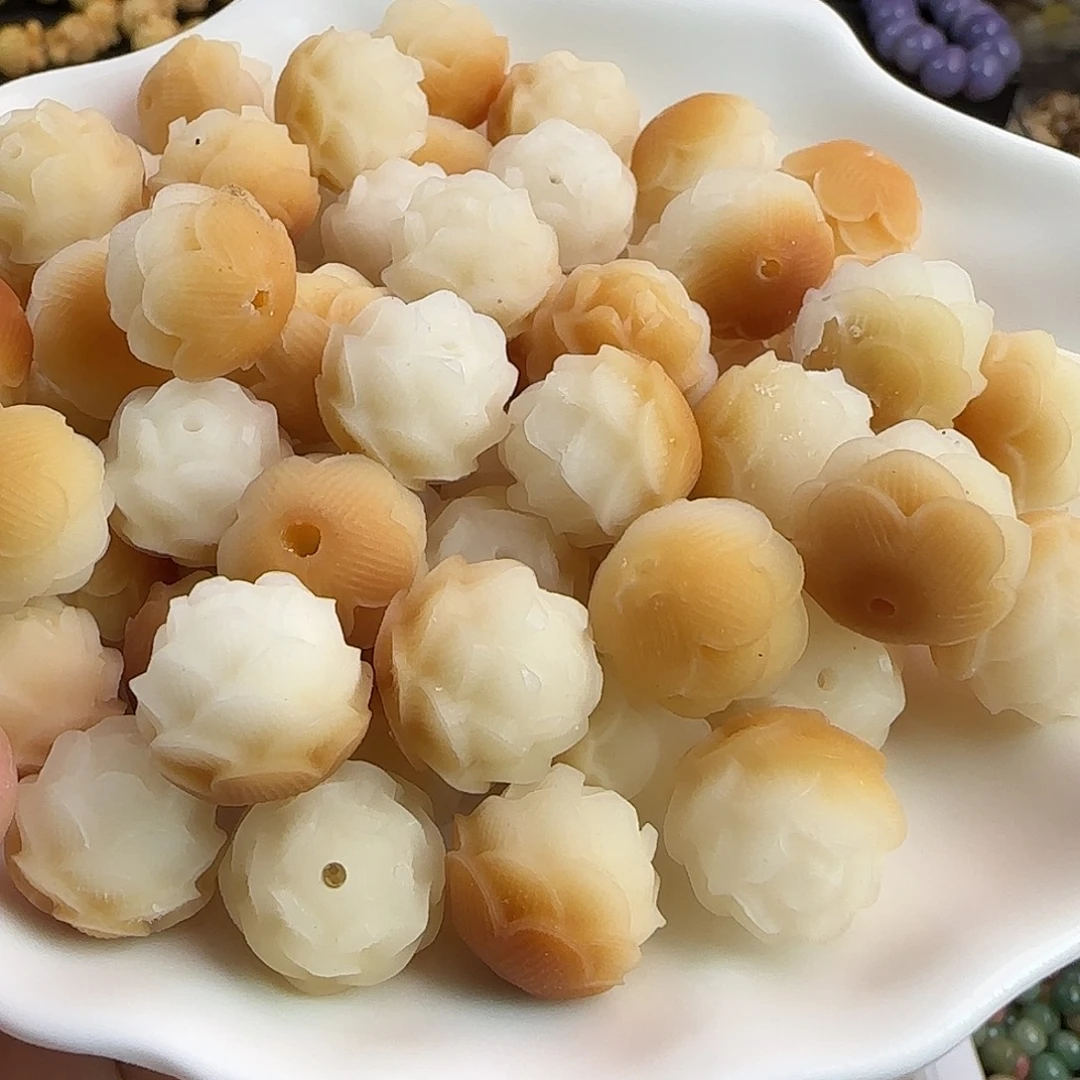 手串菩提根/象牙果瑕疵卡17炭烧肉莲20颗（2单宠10）