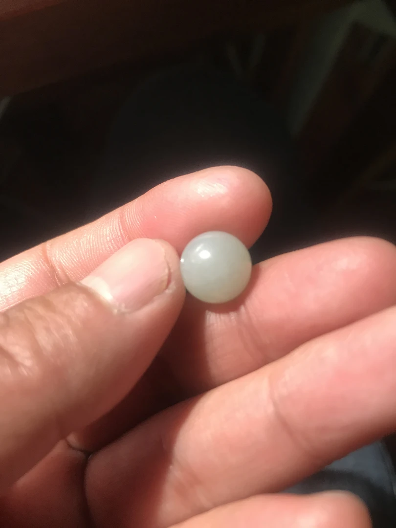 和田玉：白玉珠子.油性好