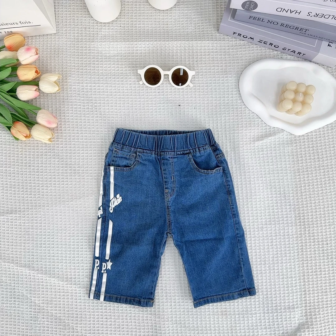 男童夏季休闲百搭水洗牛仔中裤419