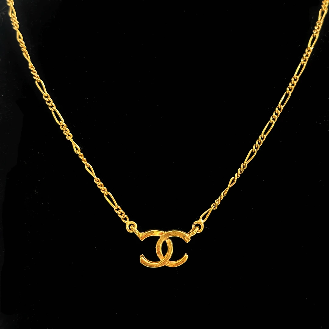 95新 Chanel/香奈儿 Chanel vintage香奈儿中古双c锁骨