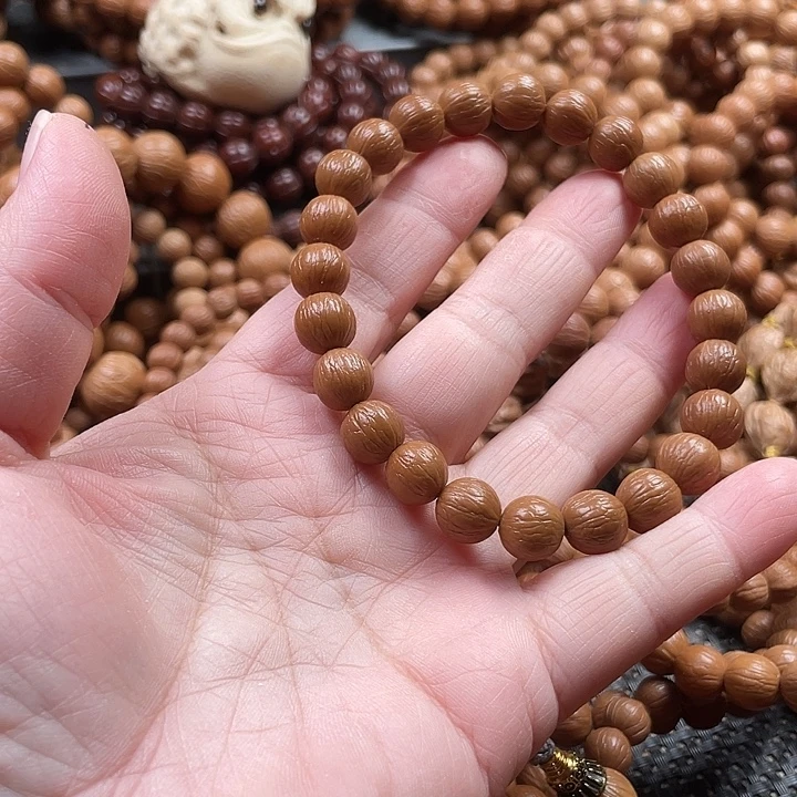 手串猴头核桃9+同尺聚宝盆