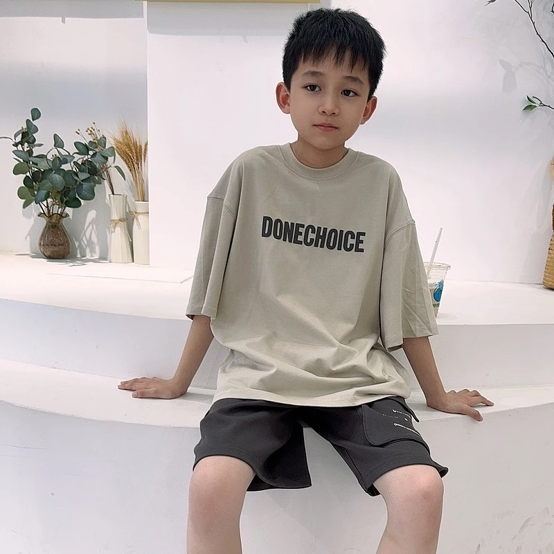 D1男童夏季五分裤中大童运动休闲短裤42217D1651