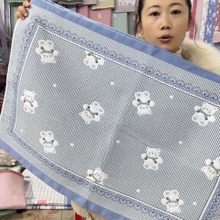 棉特价促销蓝色熊猫