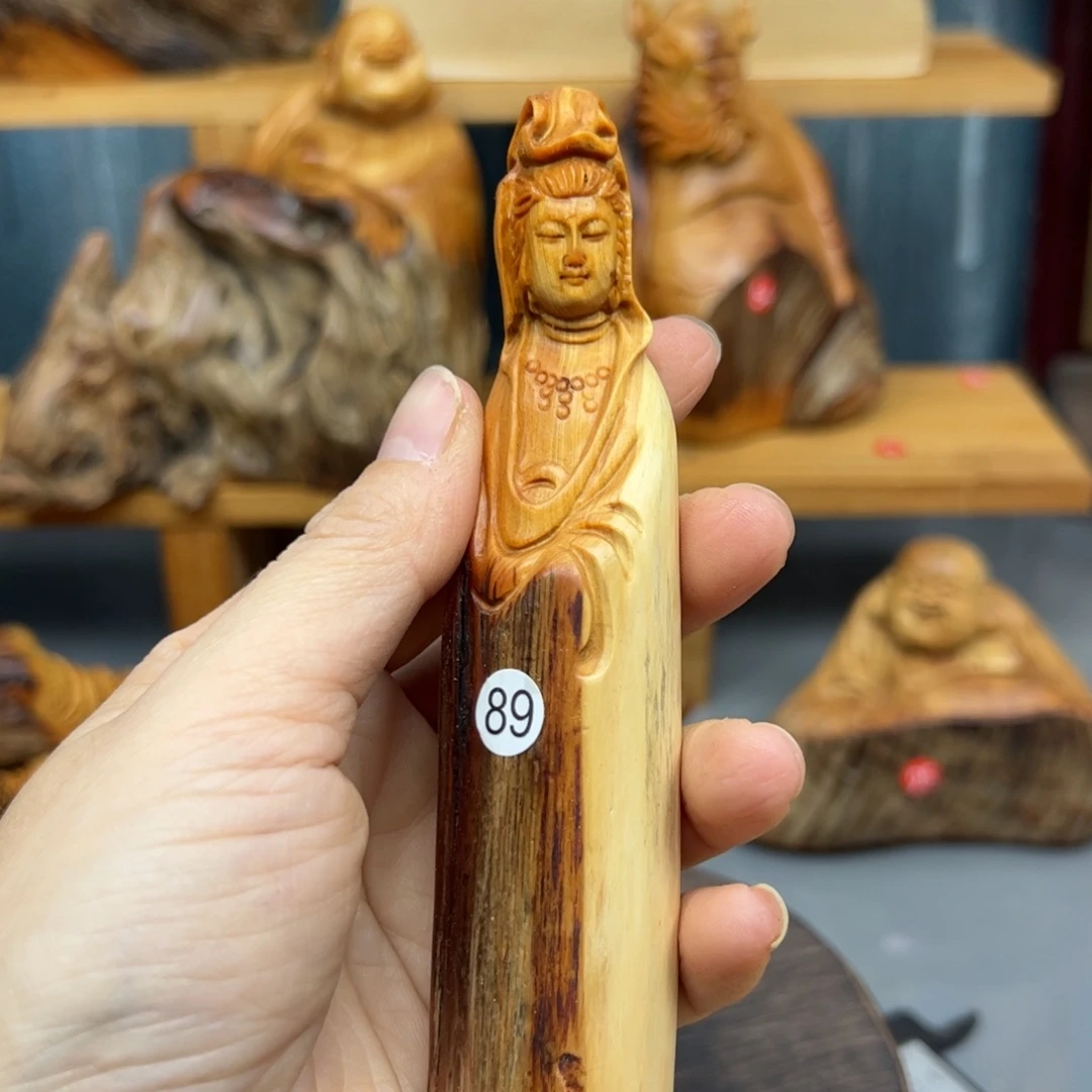 柏木崖柏木摆件手把件，63