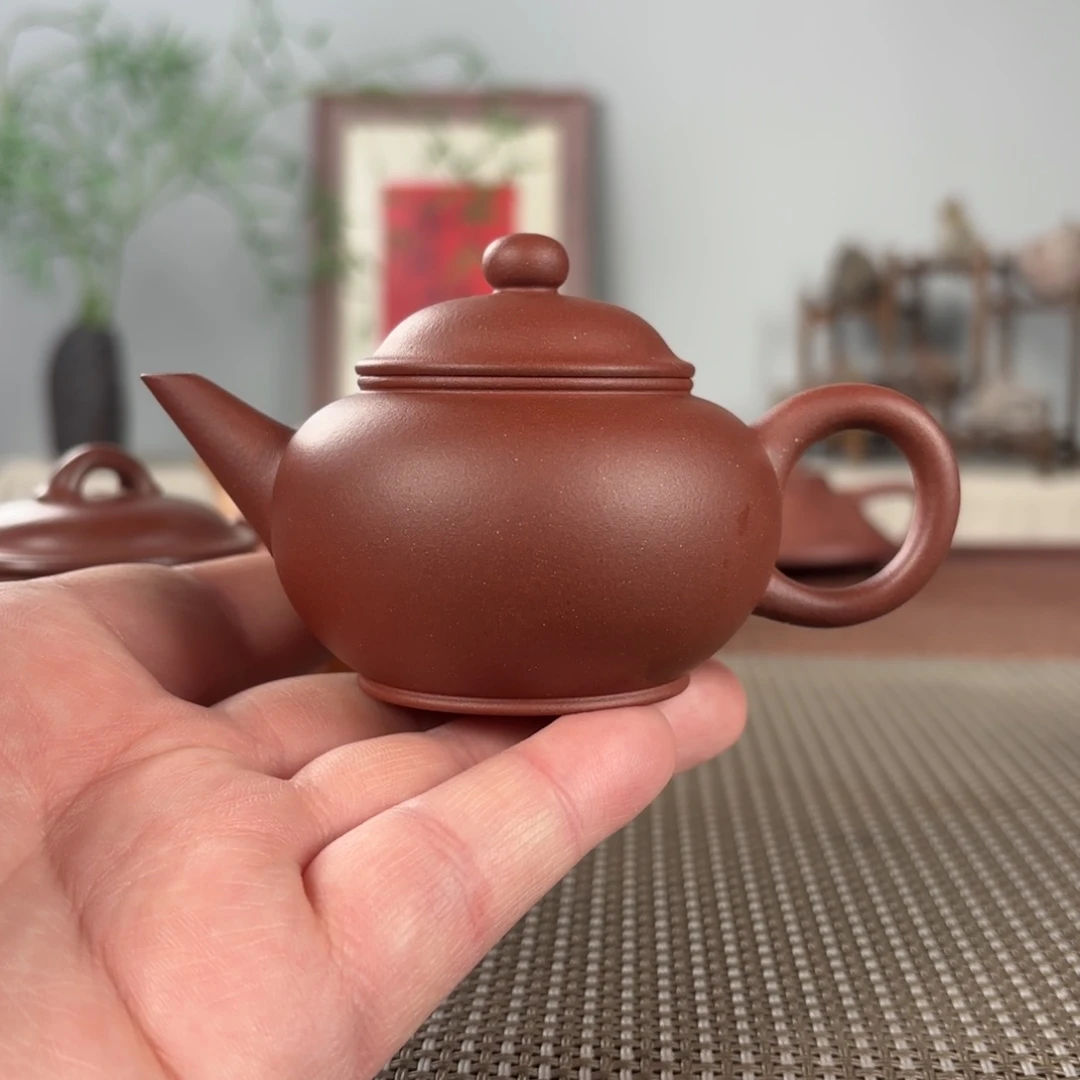 紫砂茶壶黄龙山原矿紫砂壶100