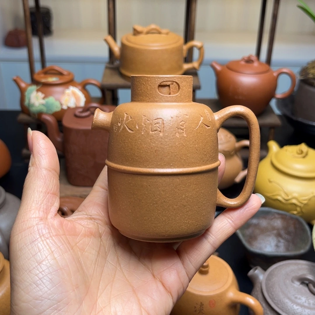 包***魏紫砂茶壶手工制作原矿紫砂