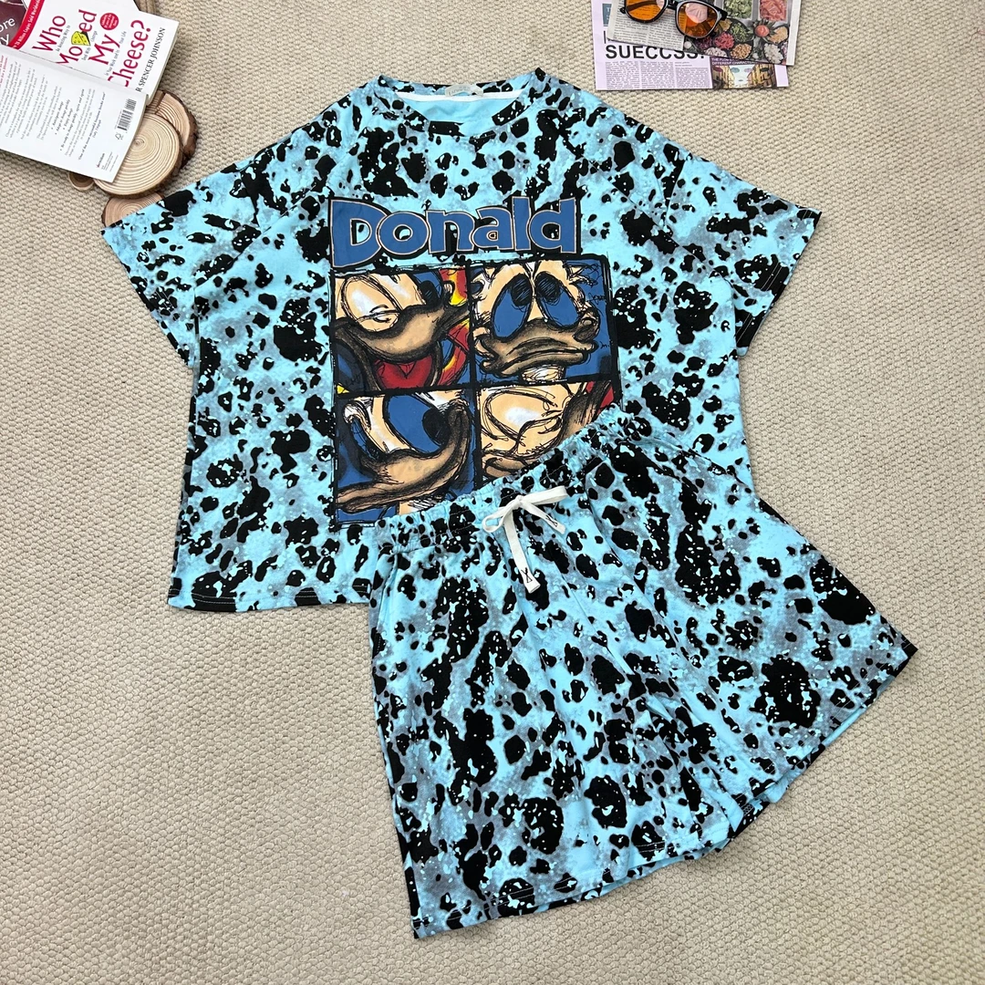 2025新款休闲宽松短袖套装2613