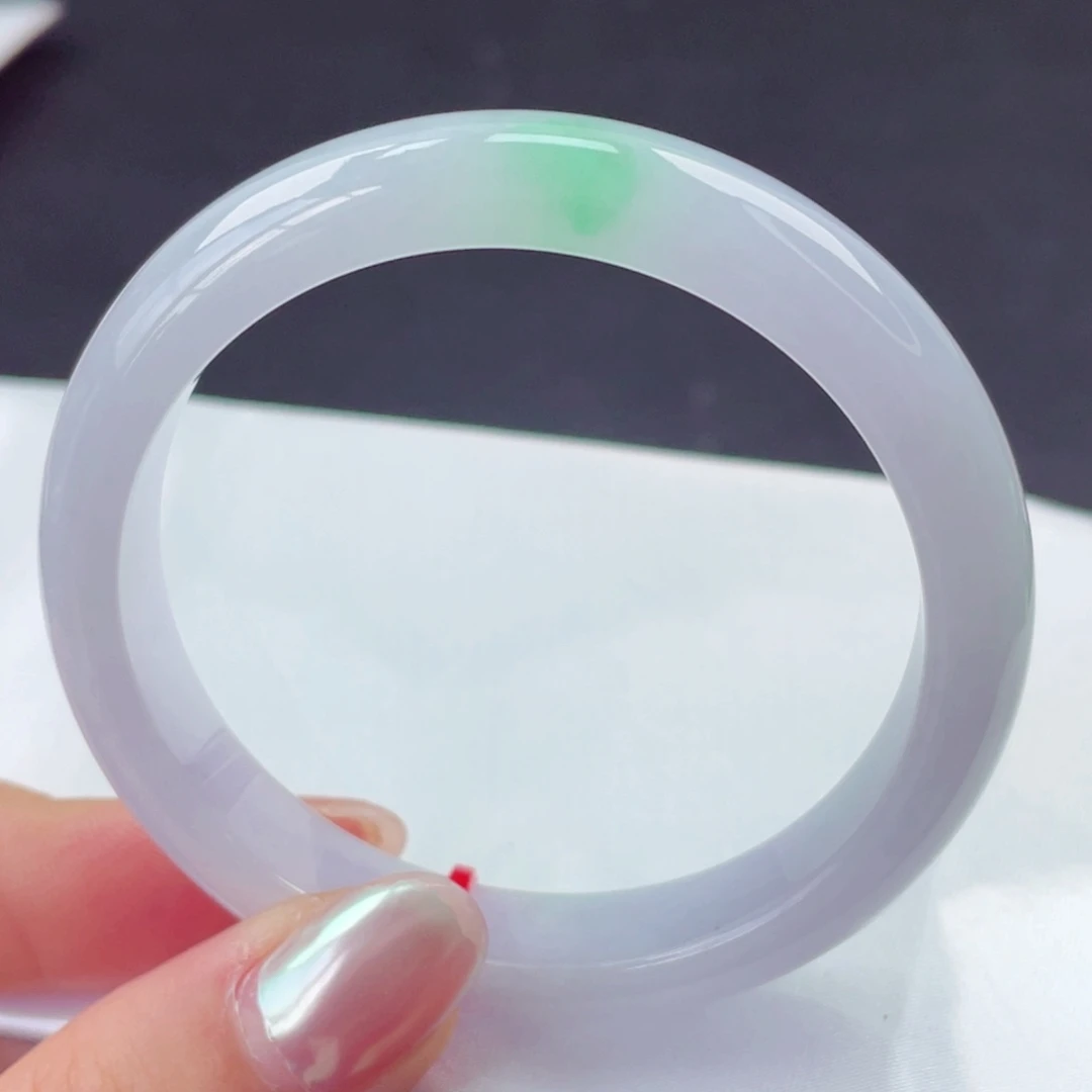 翡翠未镶嵌手镯52.7圈口