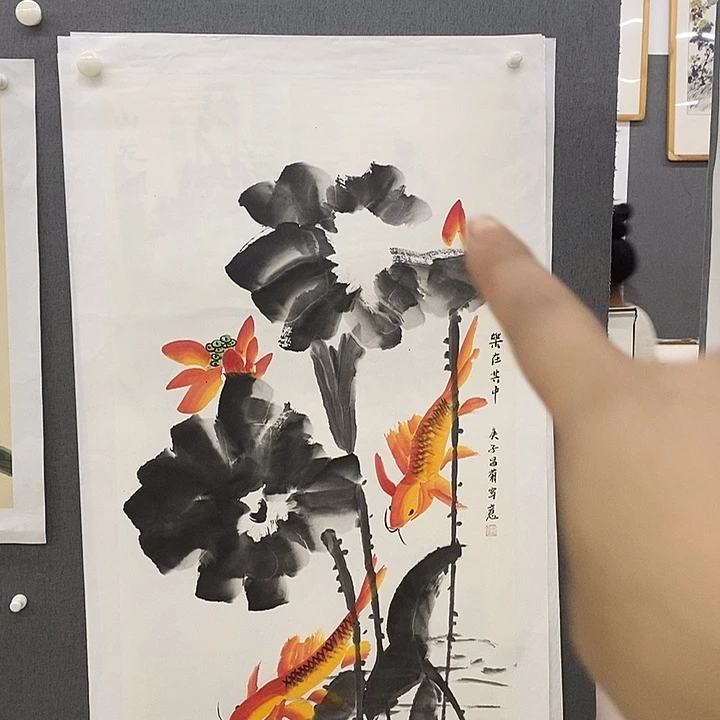 国画手绘手写作品161